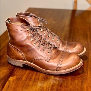 Red Wing Shoes Heritage Iron Ranger in Amber Harness Size 9D
